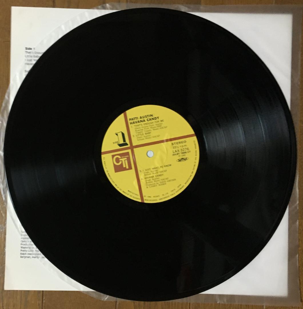 Patti Austin Havana Candy LP CTI Original 1500 Series Japan Vinyl w/Obi Liner