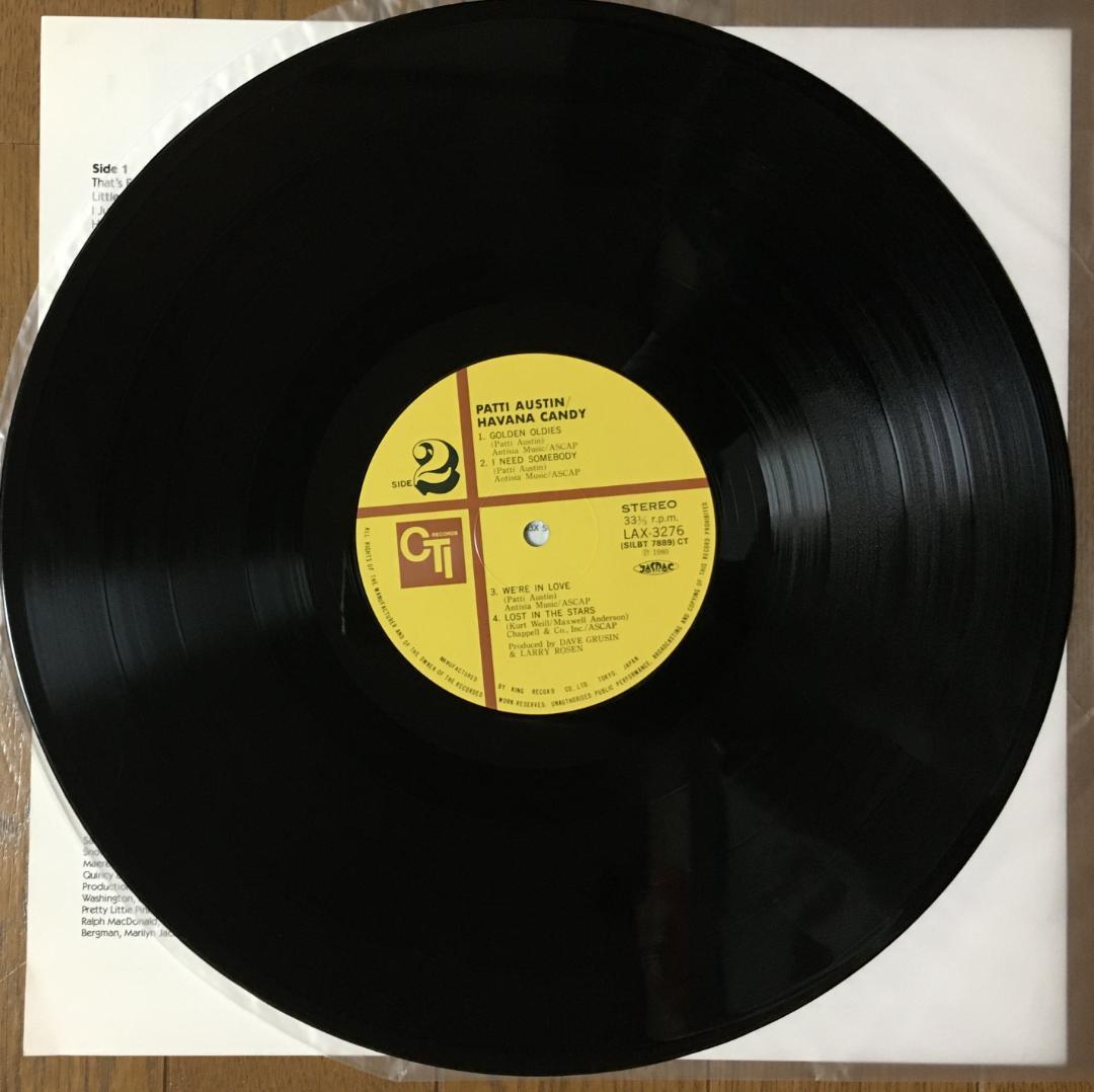 Patti Austin Havana Candy LP CTI Original 1500 Series Japan Vinyl w/Obi Liner