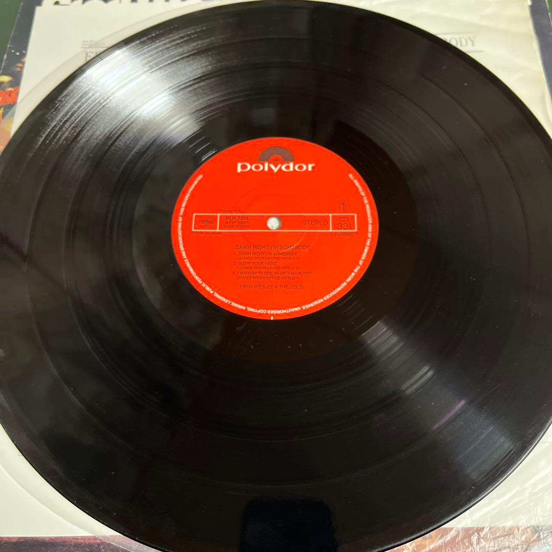 Fred Wesley and the J.B.'s Damn Right I Am Somebody LP 1990 P-Vine Japan Funk