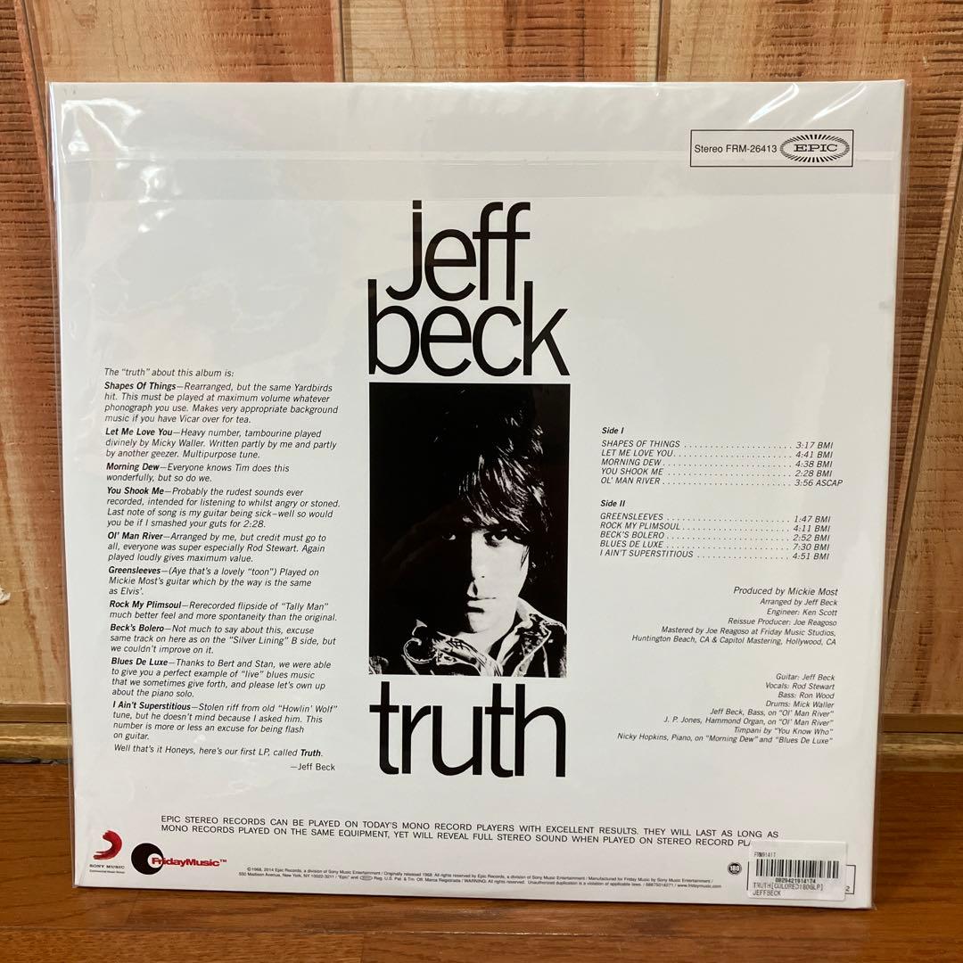 Jeff Beck - Truth LP 180g Colored Vinyl RSD 2018 Limited Edition Japan
