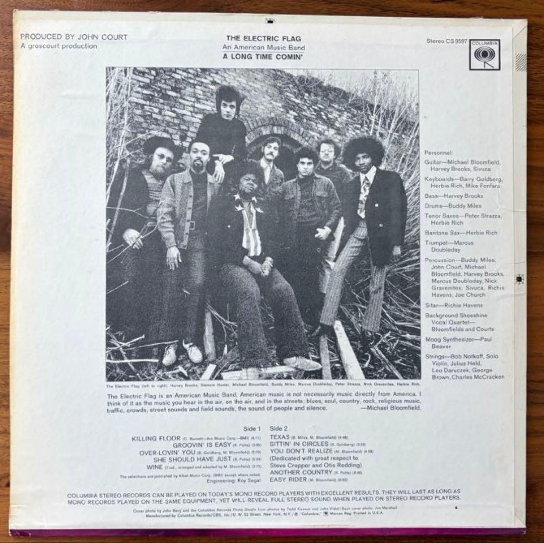 The Electric Flag A Long Time Comin' US LP Used Music Record | Japansoundstore