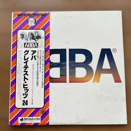 ABBA - Greatest Hits 24 2LP Japan Vinyl Record Disco Mate DSP-3012-13 With Obi