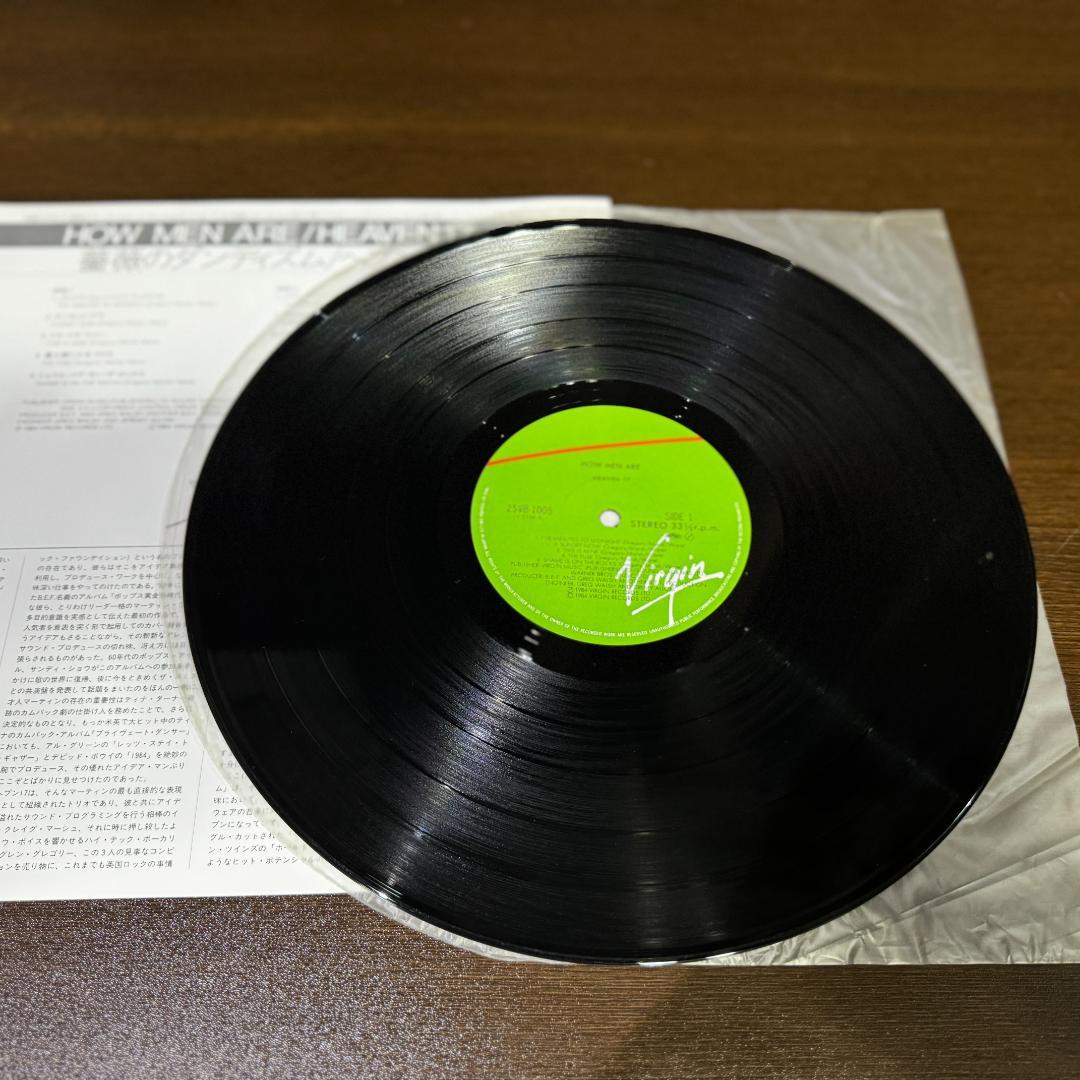 Heaven 17 - How Men Are LP 1984 Japan Pressing Vinyl Record with Obi Insert
