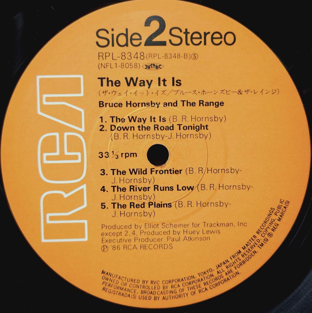 Bruce Hornsby & The Range The Way It Is LP Vinyl Japan 1986 Used | Japansoundstore