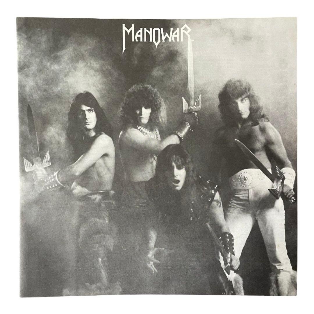Manowar - Battle Hymns LP 1982 Japan Issue With Obi Strip Heavy Metal Vinyl
