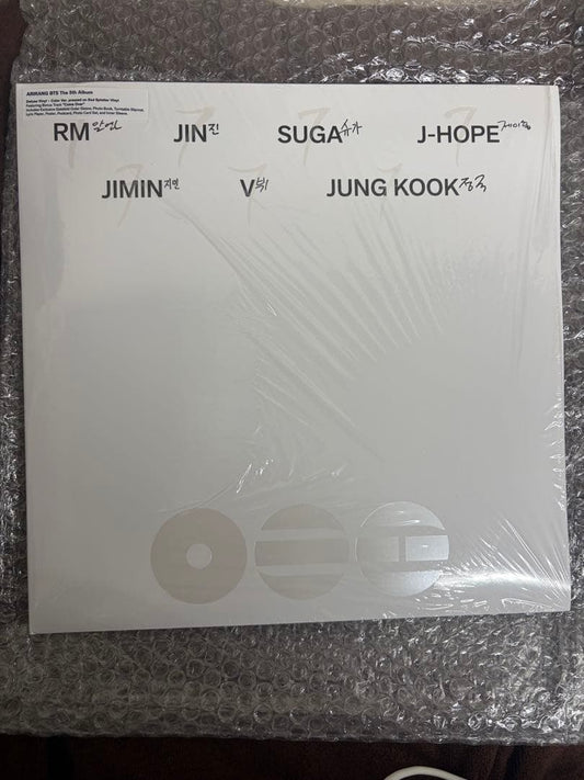 BTS Arirang The 5th Album Deluxe Color Vinyl LP Record K-Pop