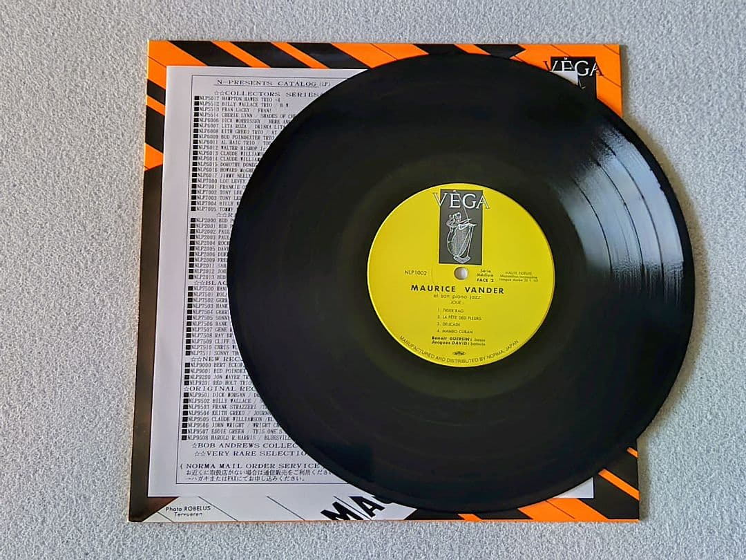 Maurice Vander - Piano Jazz 2 Japan 10" Vinyl LP Reissue 2000 Jazz Trio