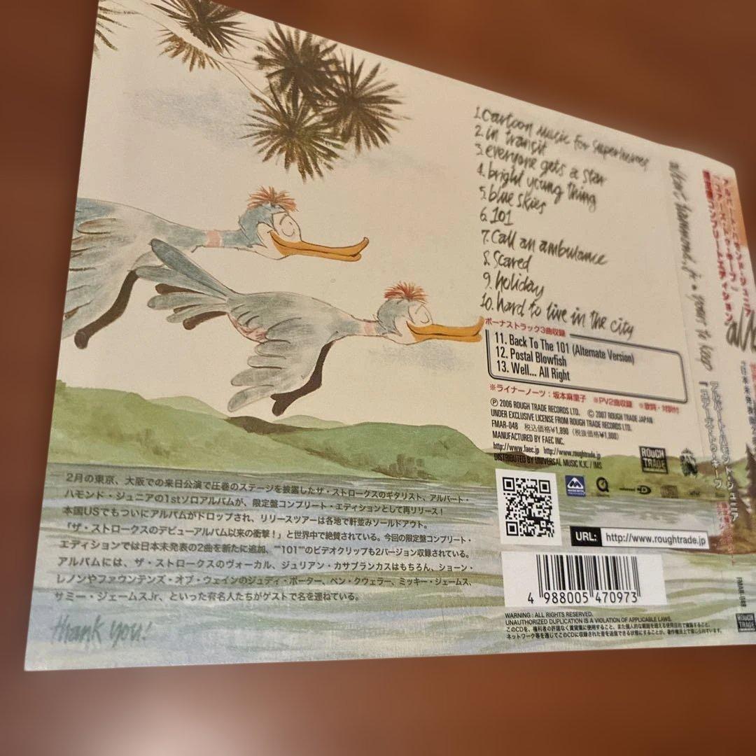 Albert Hammond Jr. Yours To Keep CD Japan Press Limited Complete Edition OBI