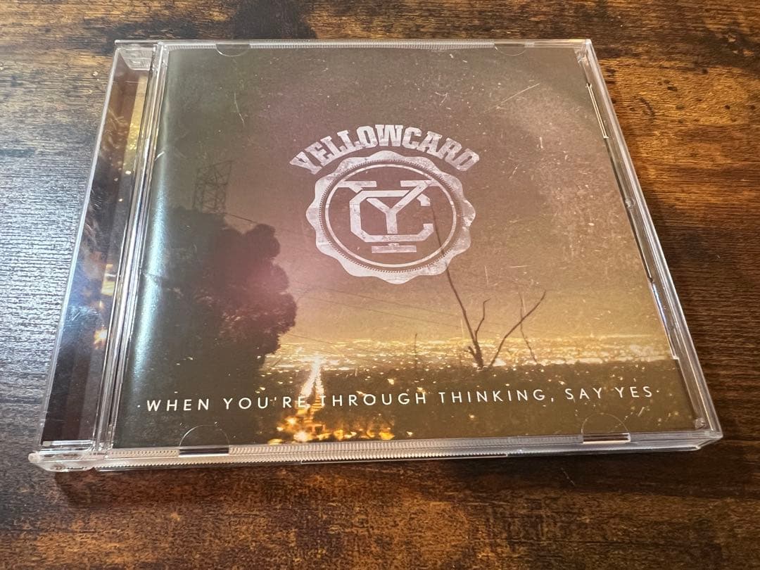 Yellowcard - When You're Through Thinking, Say Yes CD Japan Press with OBI 2011