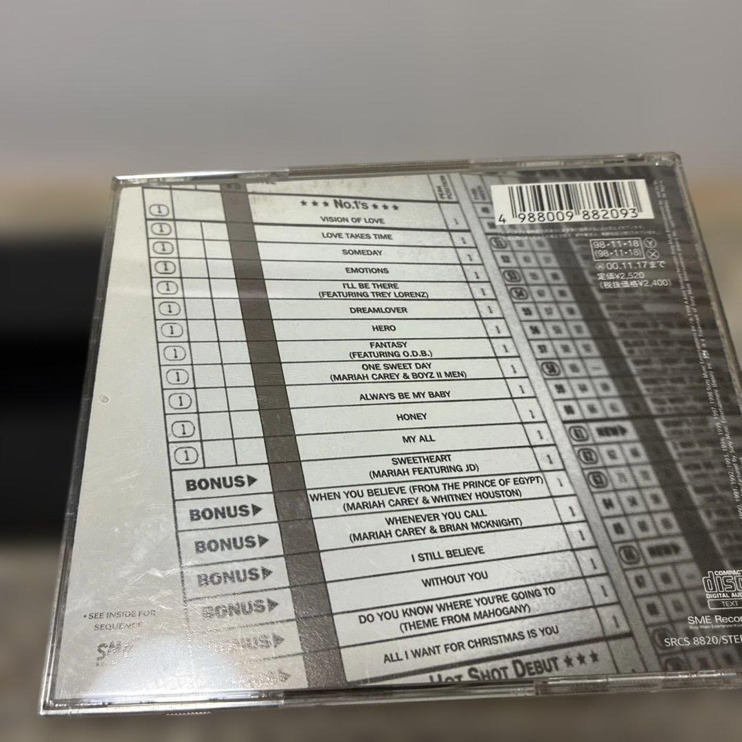 Mariah Carey #1's CD Japan Press 1998 Best Of Compilation With OBI Strip