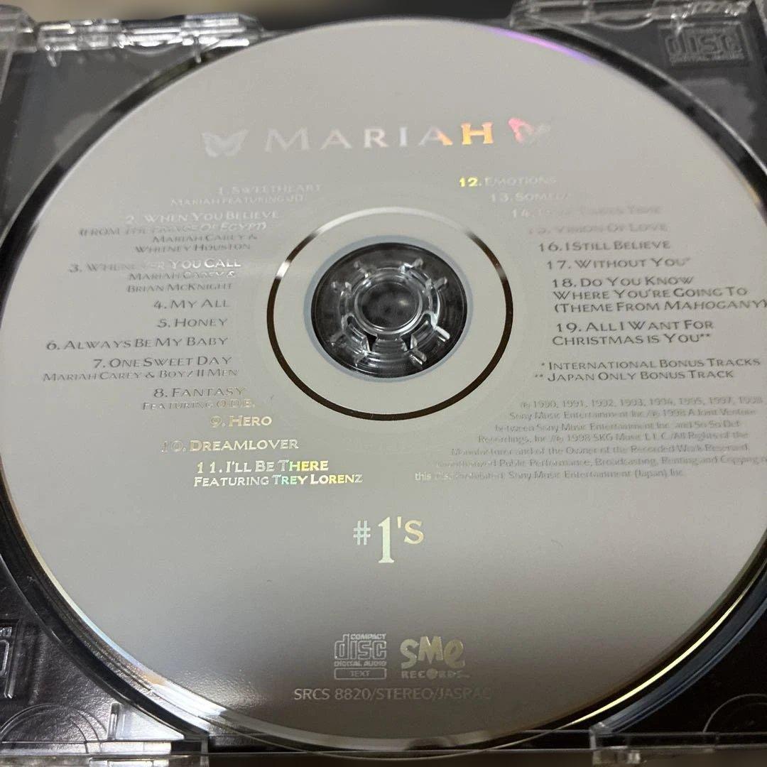 Mariah Carey #1's CD Japan Press 1998 Best Of Compilation With OBI Strip