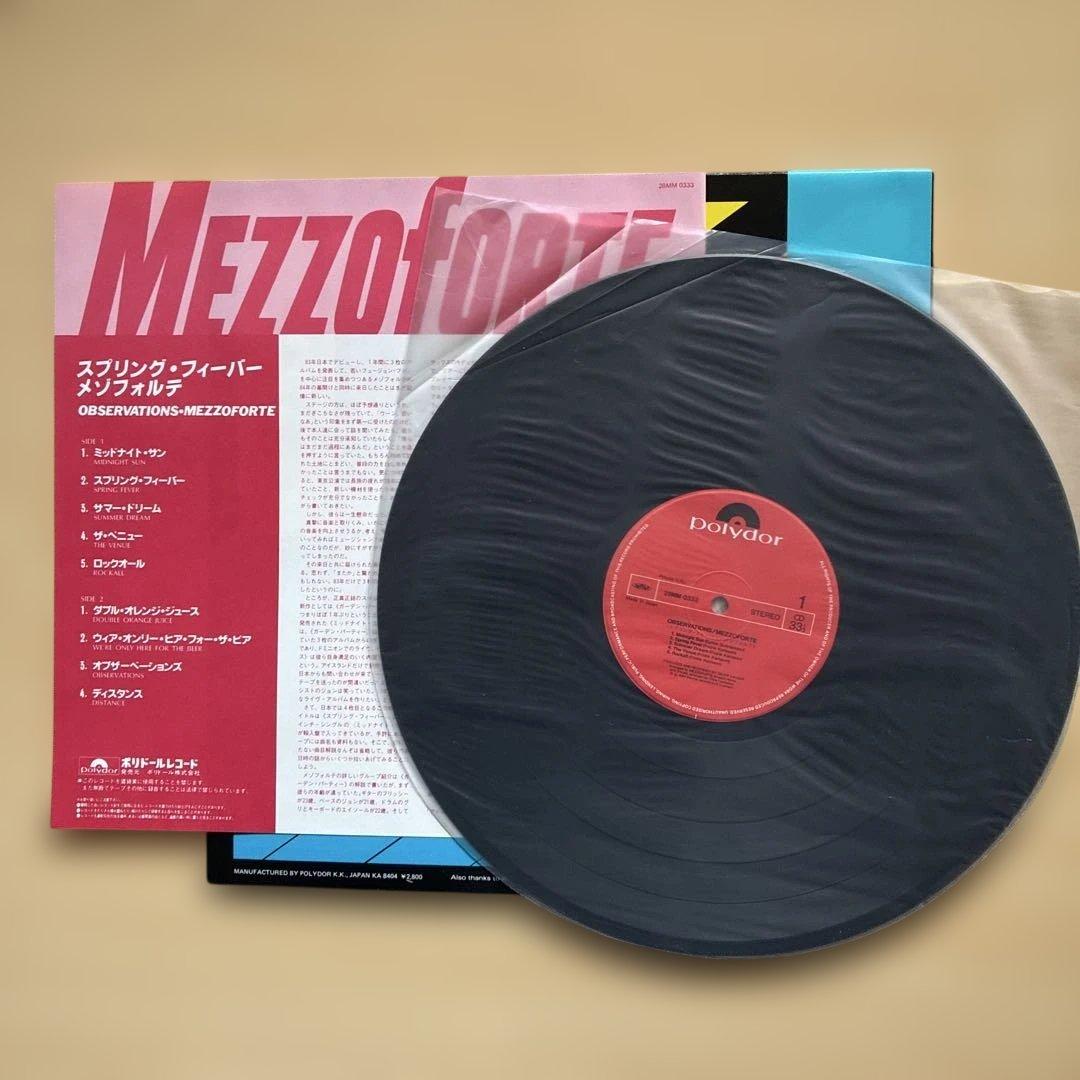Mezzoforte - Observations LP Vinyl 1984 Japan Pressing Jazz Fusion