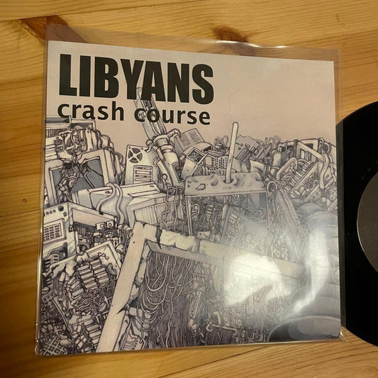 LIBYANS Crash Course 7" EP Japan Punk Rock Boston US Female Vocal Rare