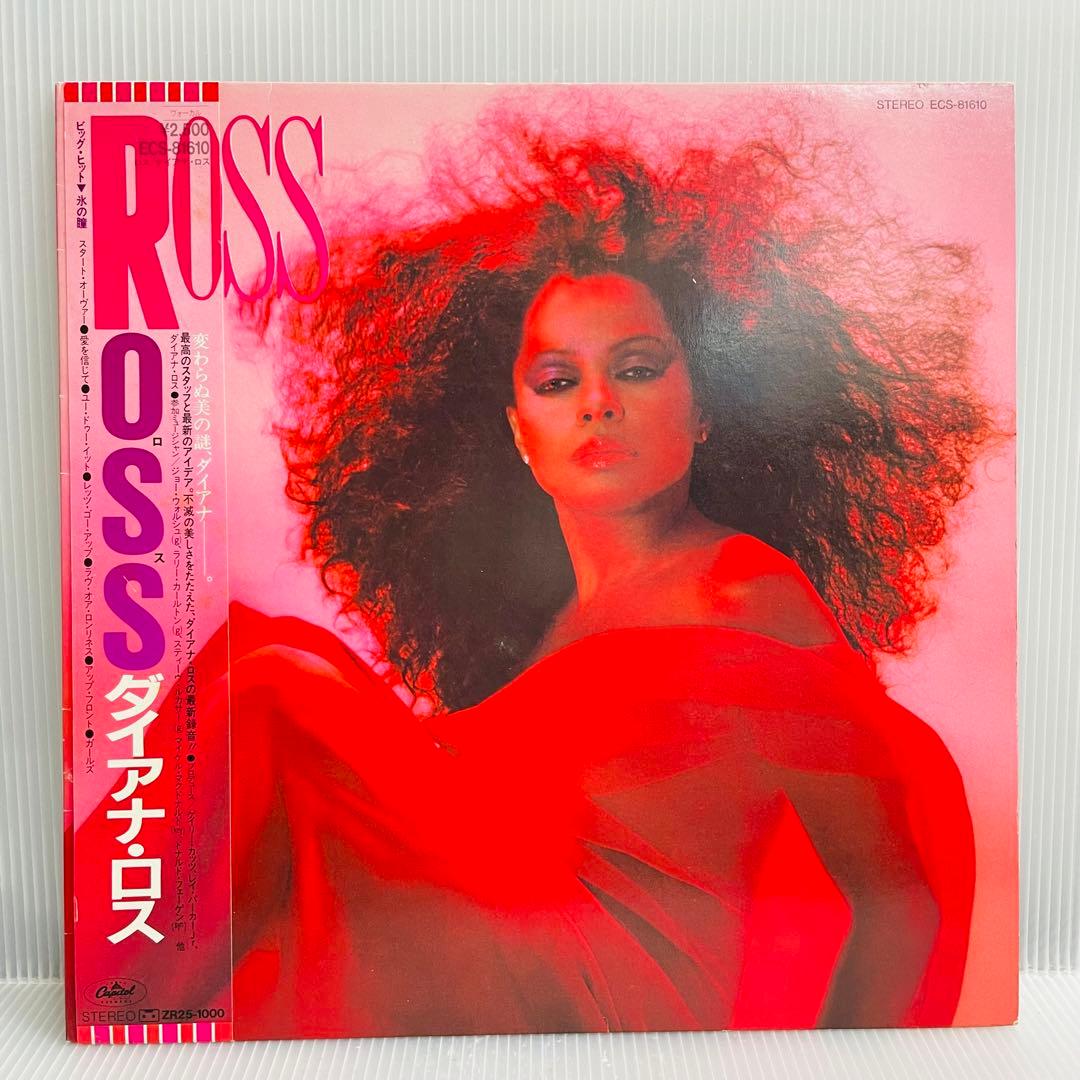 Diana Ross - Ross Vinyl LP Japan Pressing Pop Soul 1983