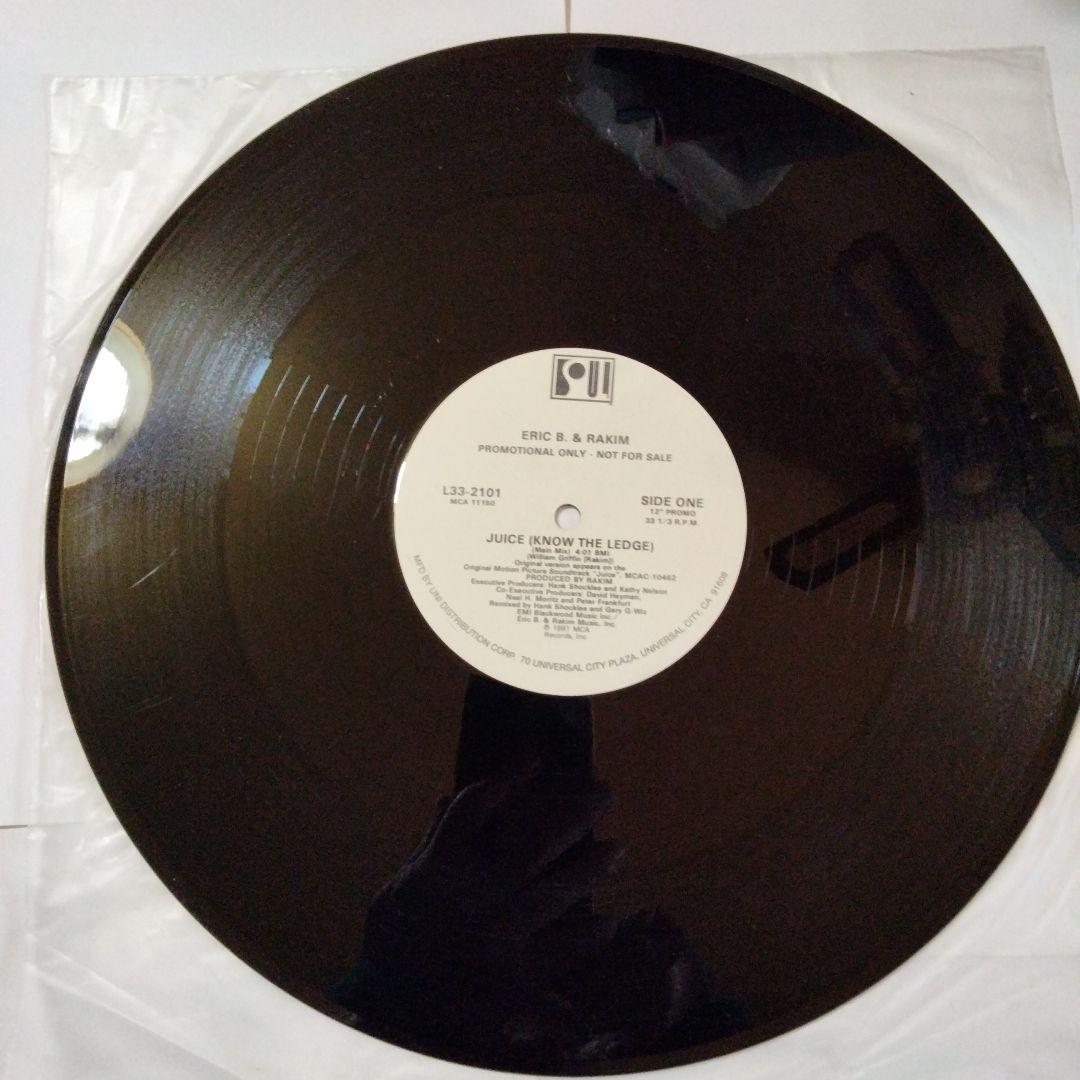 Eric B. & Rakim - Juice (Know The Ledge) 12" Promo Hip Hop Classic 1991