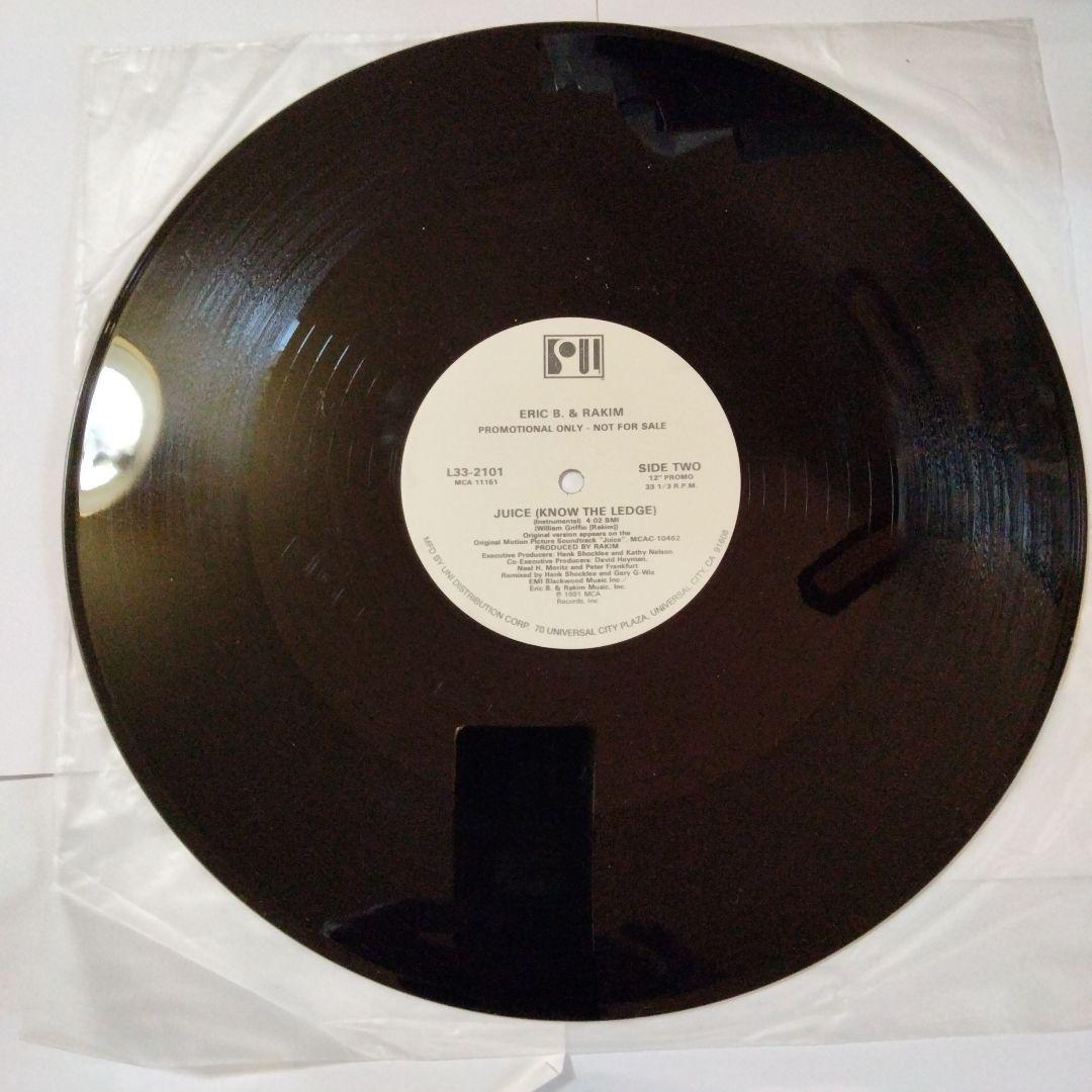 Eric B. & Rakim - Juice (Know The Ledge) 12" Promo Hip Hop Classic 1991
