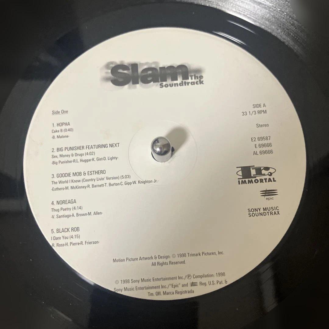 Various Artists - Slam The Soundtrack 1998 Hip Hop Compilation Vinyl 2LP