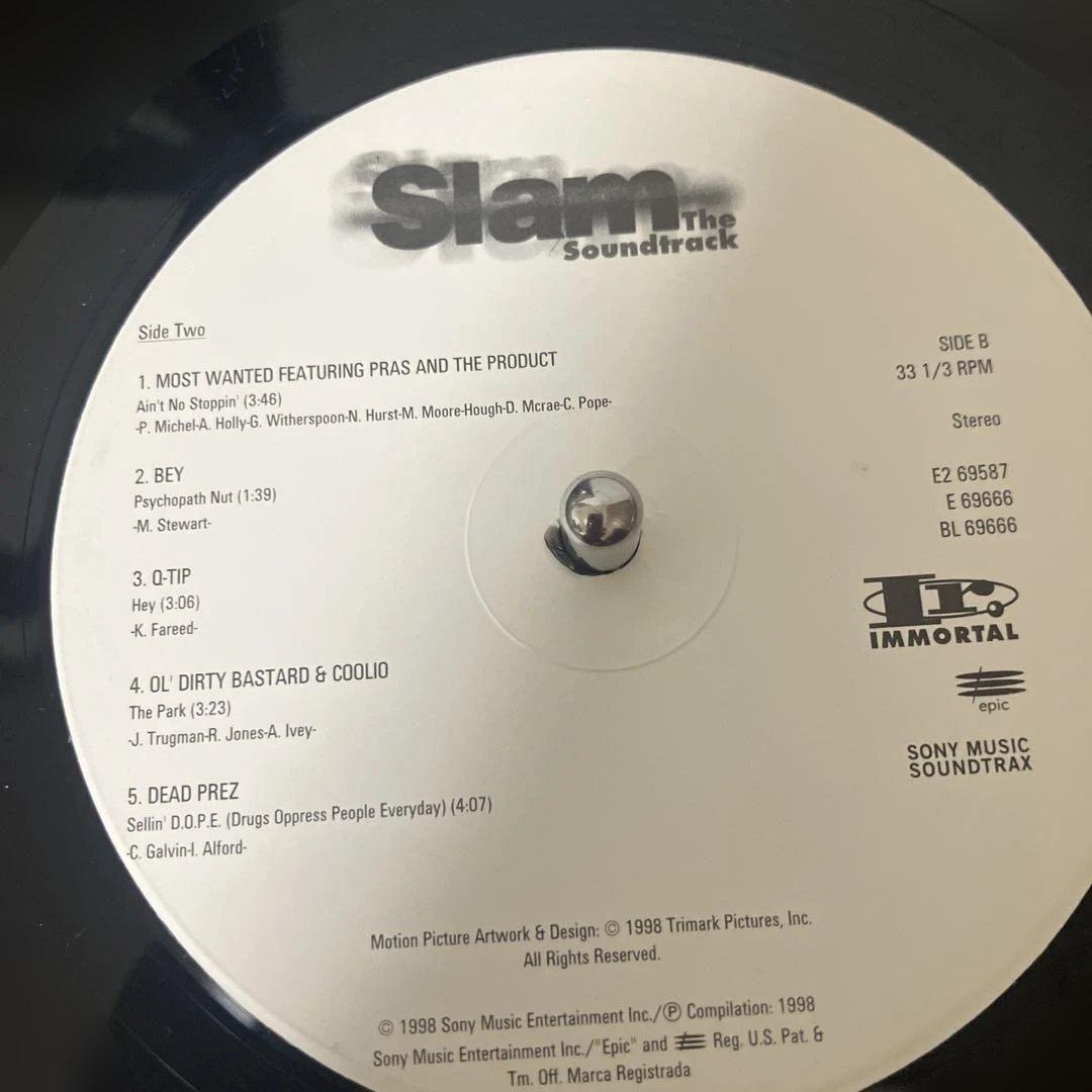 Various Artists - Slam The Soundtrack 1998 Hip Hop Compilation Vinyl 2LP