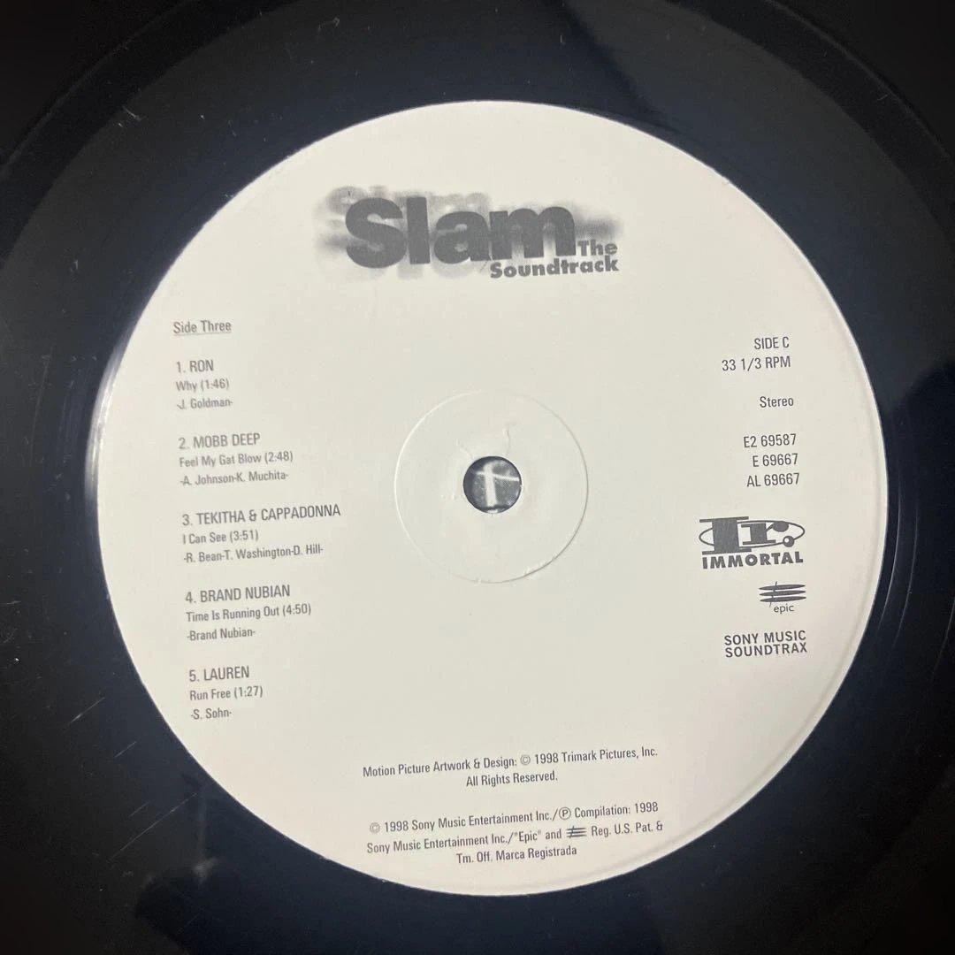 Various Artists - Slam The Soundtrack 1998 Hip Hop Compilation Vinyl 2LP