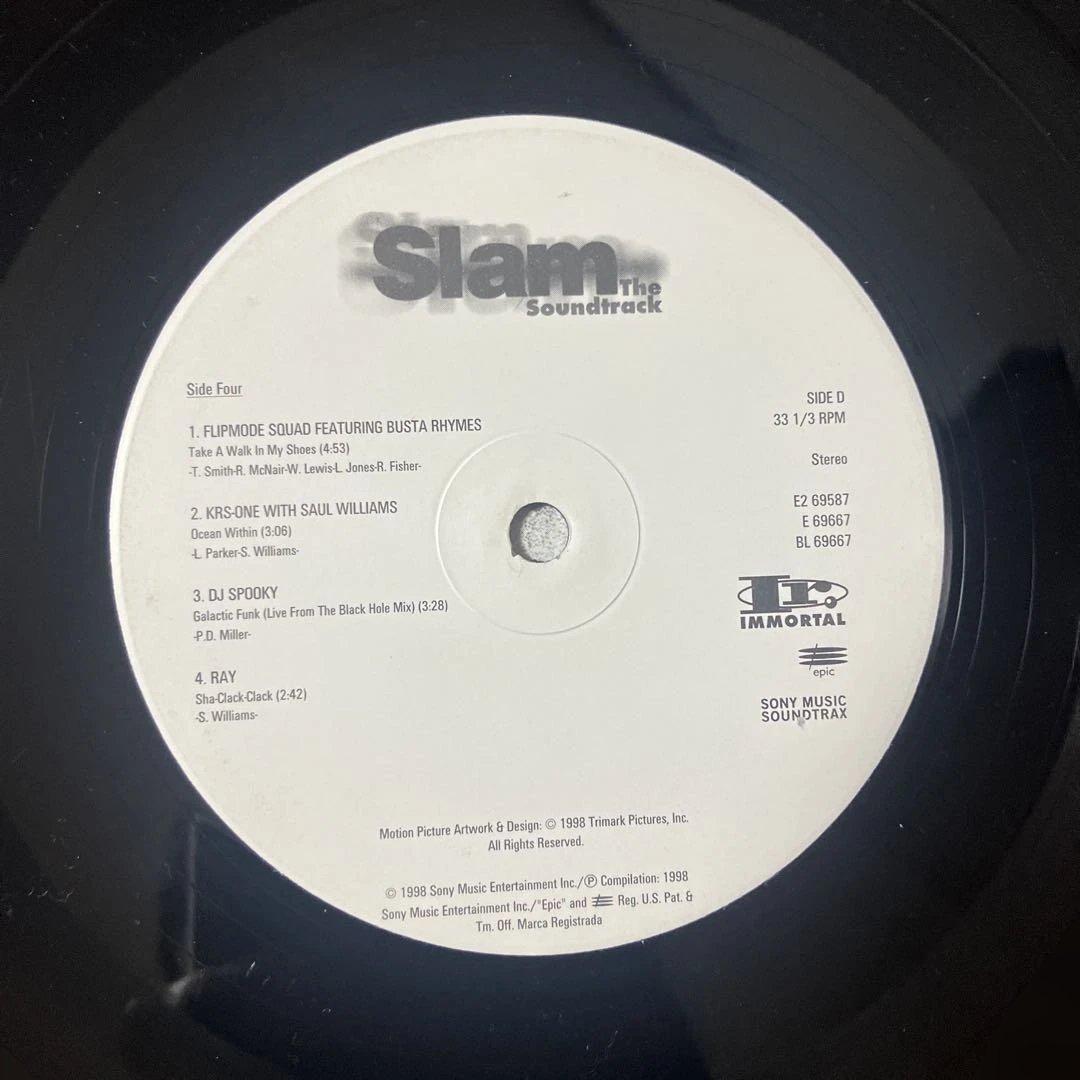 Various Artists - Slam The Soundtrack 1998 Hip Hop Compilation Vinyl 2LP