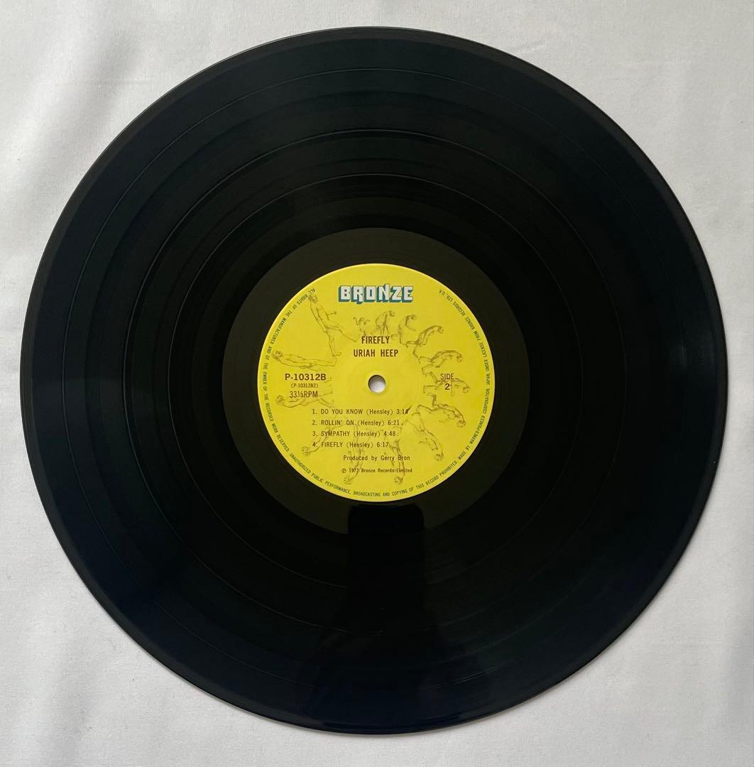 Uriah Heep Firefly Japan LP Vinyl 1977 Record with Obi Strip P-10312B