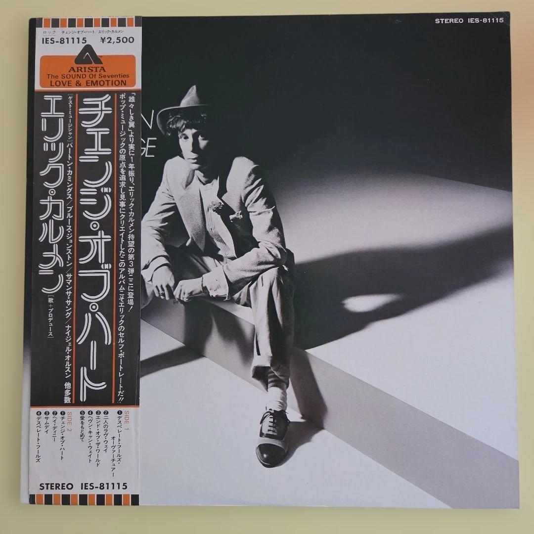 Eric Carmen - Change of Heart LP 1978 Japan Arista IES-81115 w/ Obi AOR Pop