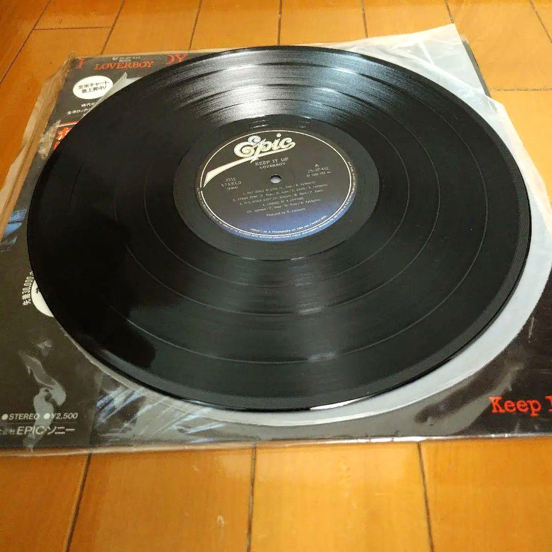 Loverboy - Keep It Up Vinyl LP Japan Import with Obi Strip
