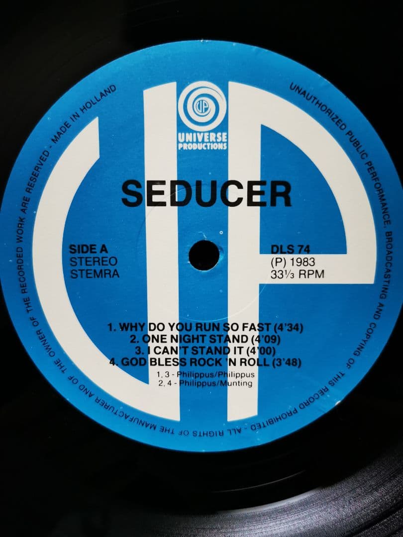 Seducer - Seducer (1983) Vinyl LP Dutch Hard Rock Import