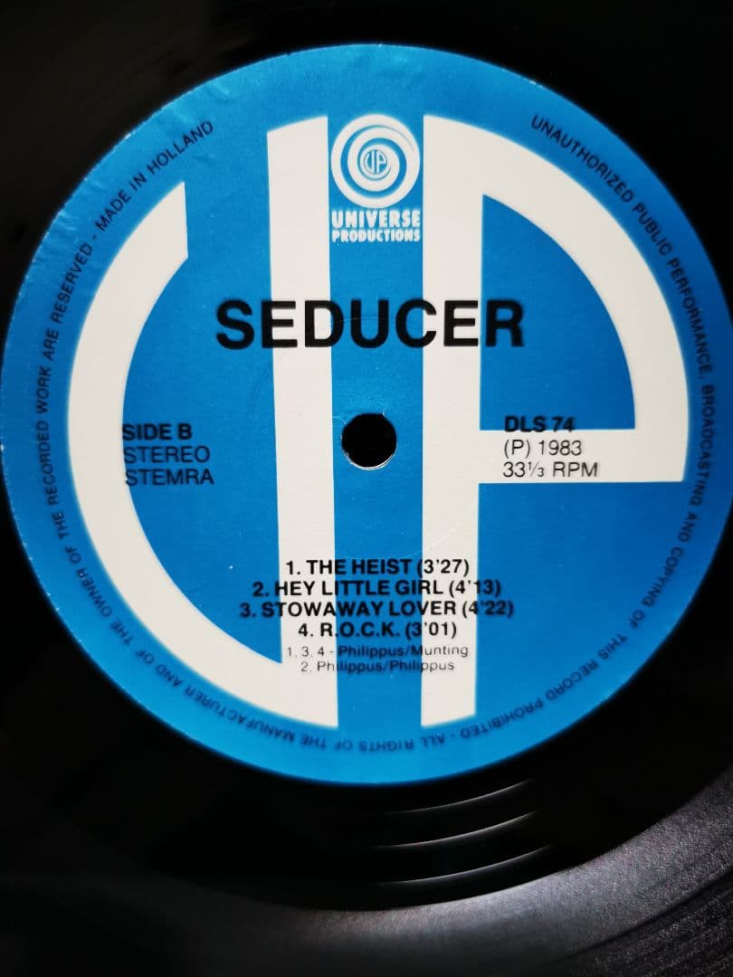Seducer - Seducer (1983) Vinyl LP Dutch Hard Rock Import