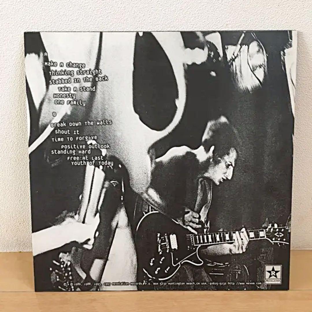 Youth Of Today - Break Down The Walls LP 1997 Reissue Hardcore Punk Vinyl