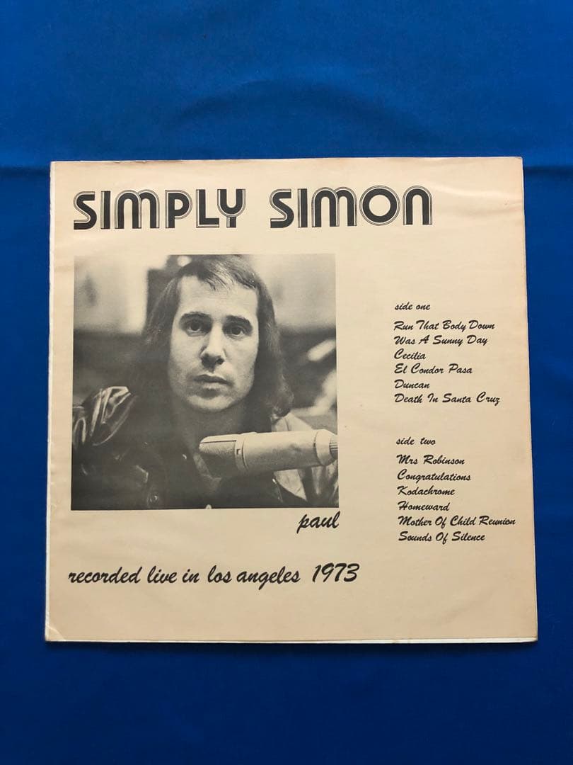 Paul Simon Simply Simon Live in Los Angeles 1973 Vinyl LP Record