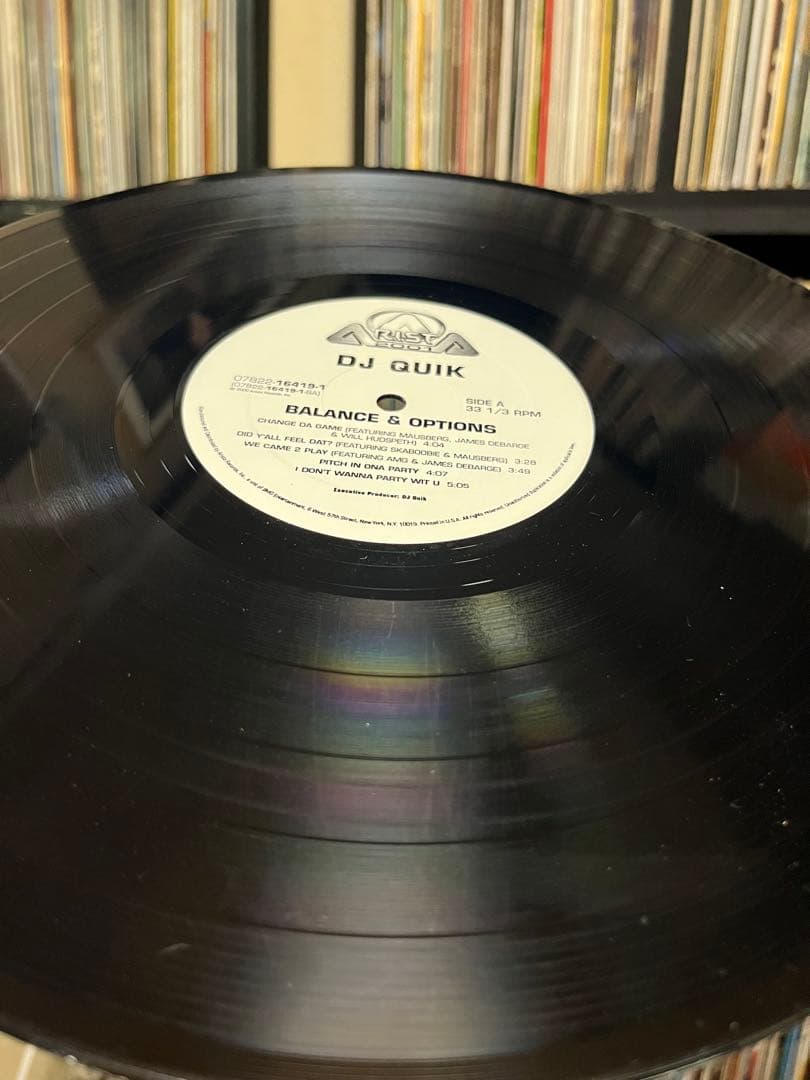 DJ Quik - Balance & Options 2LP Original 2000 West Coast Hip Hop Vinyl Arista