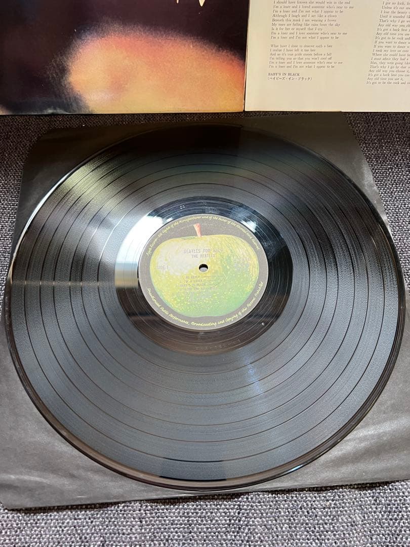 The Beatles - Beatles For Sale LP Japan Apple Records 1969 Stereo AP-8442