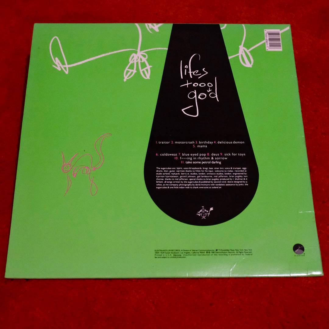 The Sugarcubes Life's Too Good Vinyl LP 1988 Bjork Alt Rock US Pressing