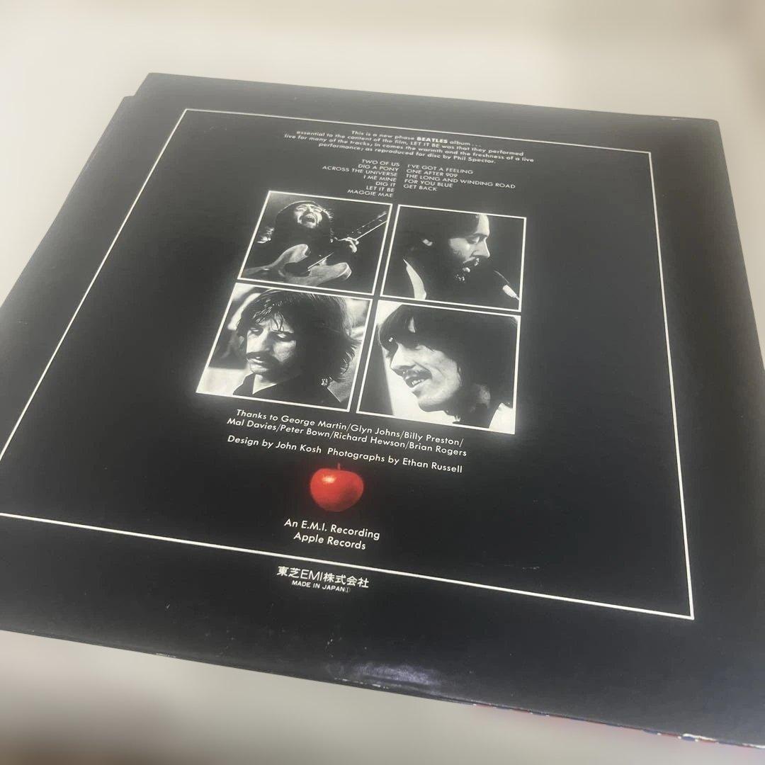 The Beatles - Let It Be LP Vinyl Record Japan Pressing with Obi EAS-80561