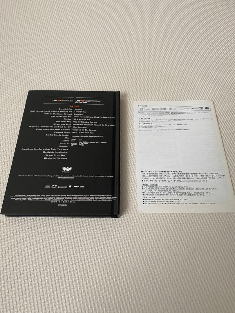 U2 U218 SINGLES CD+DVD Limited Edition 18 Tracks Used Condition | Japansoundstore