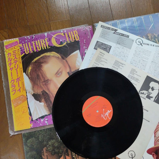 Culture Club Kissing to Be Clever Vinyl LP Japan Pressing w/ Obi