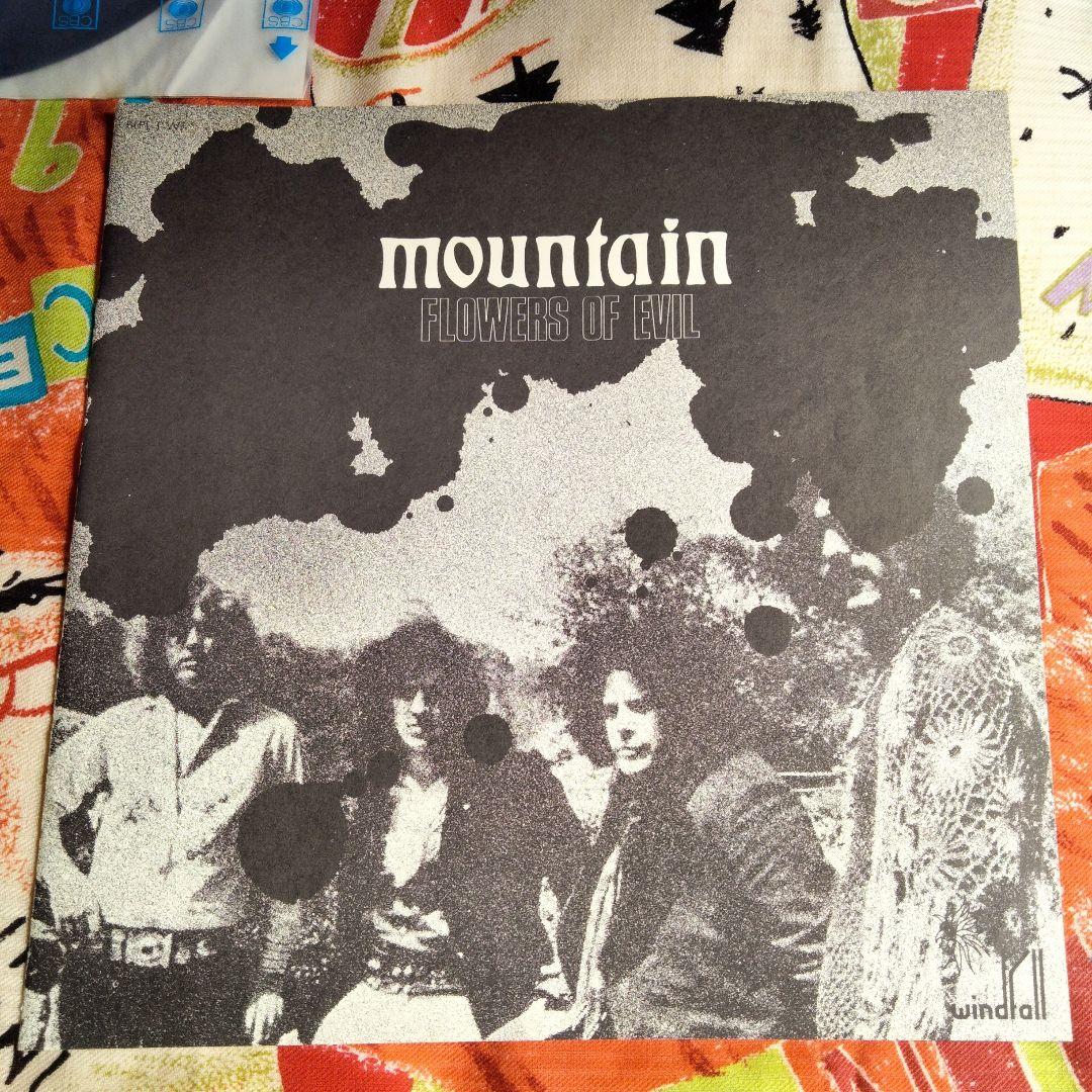 Mountain - Flowers Of Evil Vinyl LP 1971 Japan Pressing with Original Obi