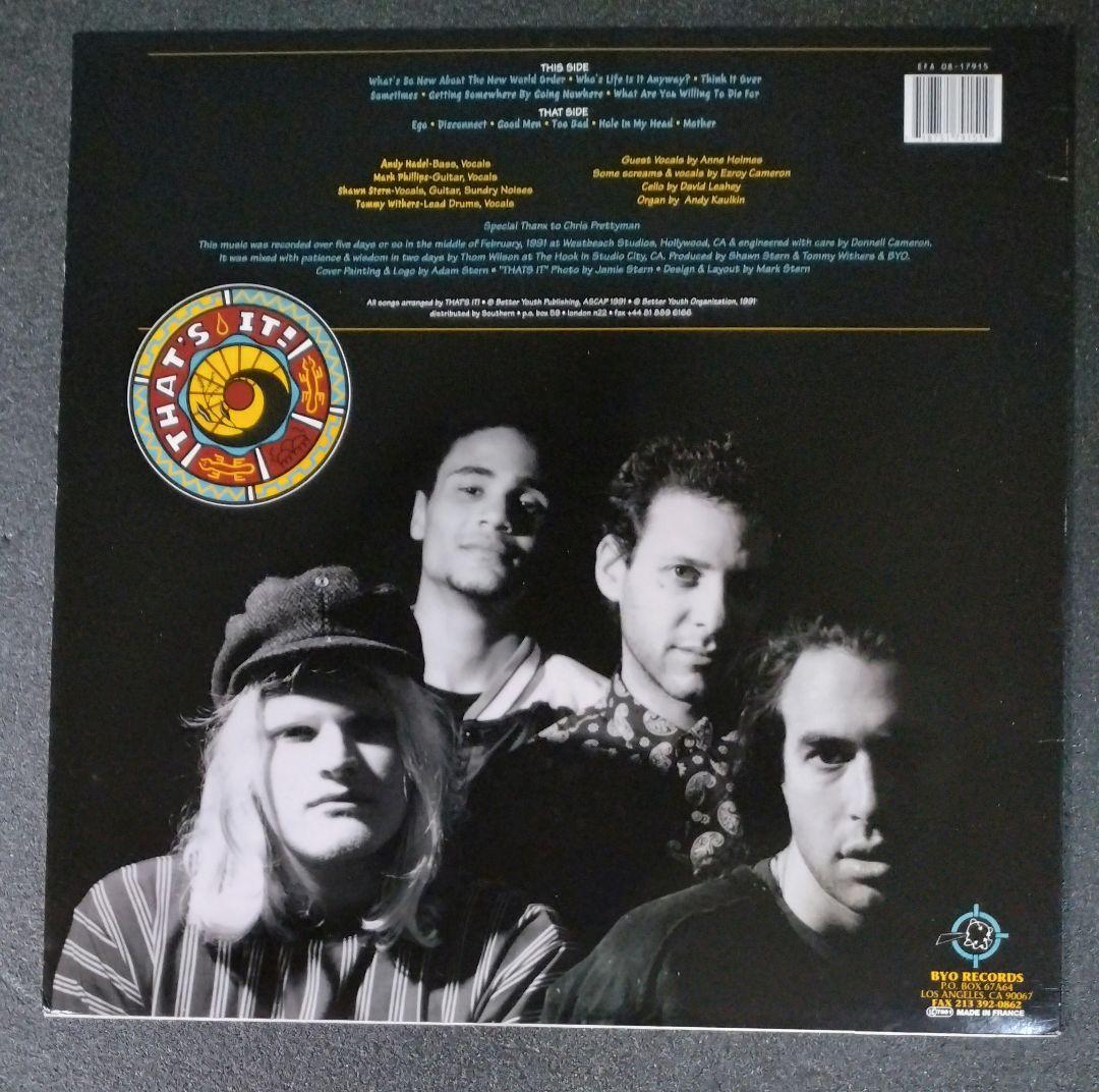 That's It - Really? LP Vinyl Record 1991 Punk Melodic Hardcore Stupids Related