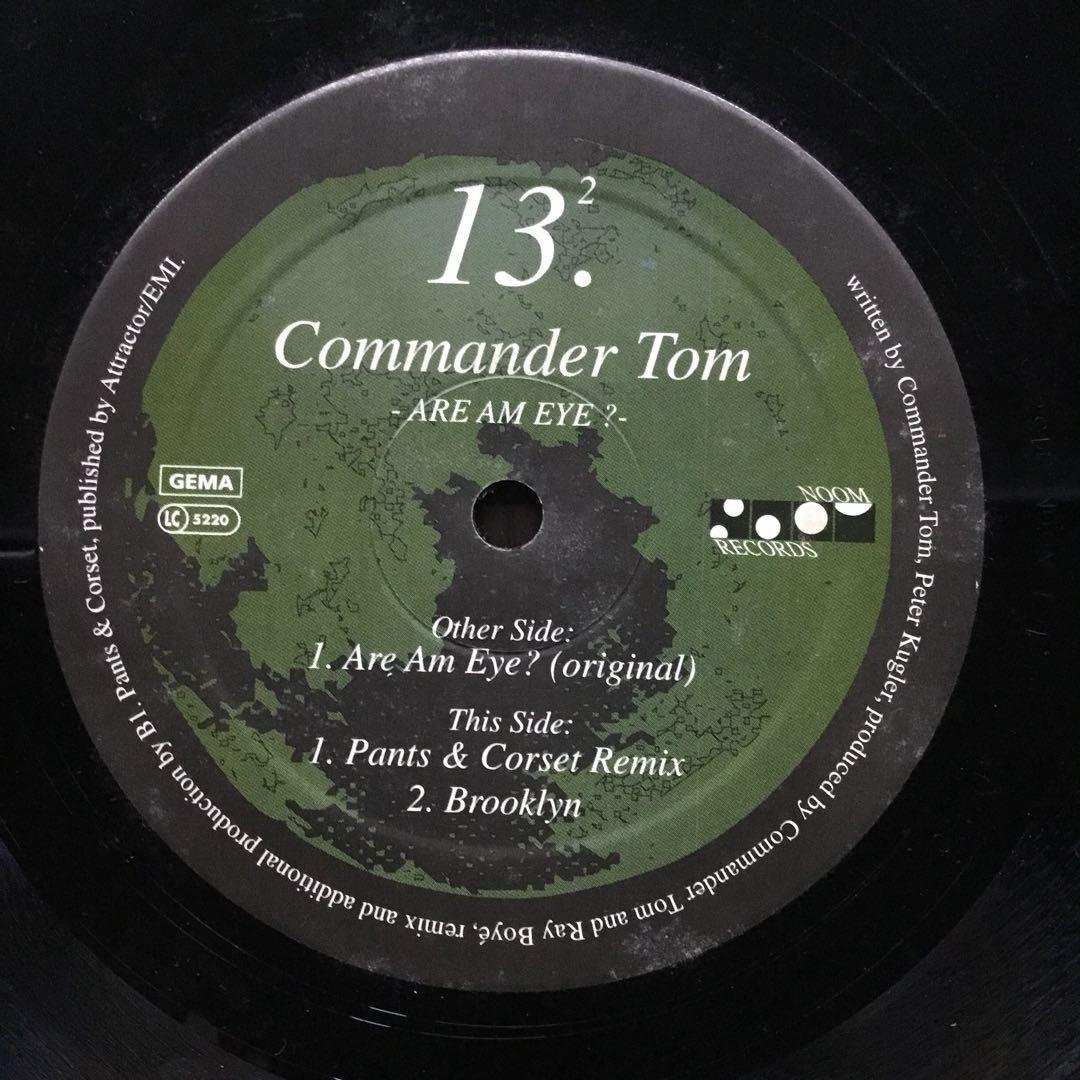 Commander Tom - Are Am Eye? 12" Vinyl Record Noom Records Trance Classic