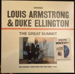 Louis Armstrong & Duke Ellington - The Great Summit - 180g Blue Vinyl LP Record