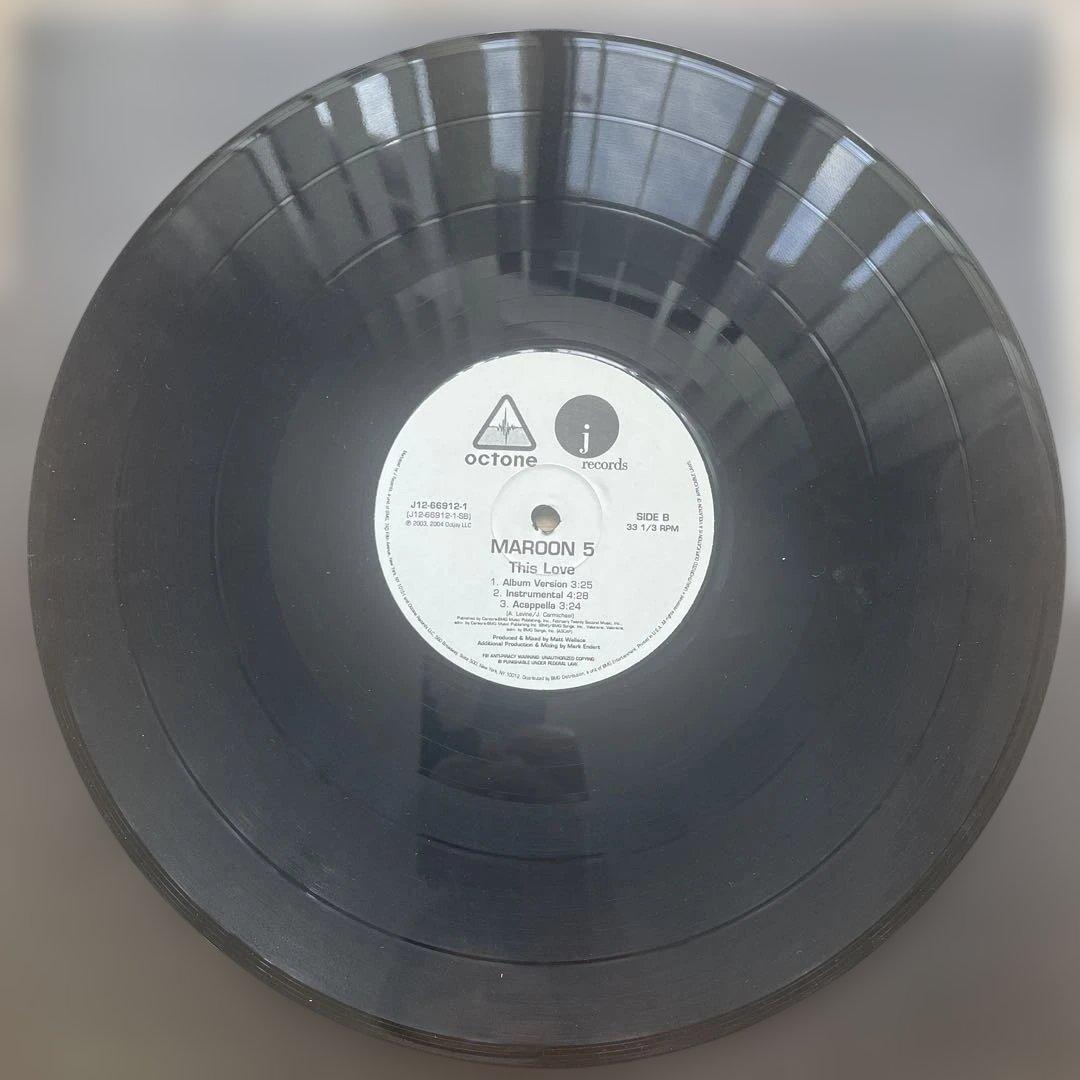 Maroon 5 - Sunday Morning / This Love 12" Vinyl Record US Promo Rare