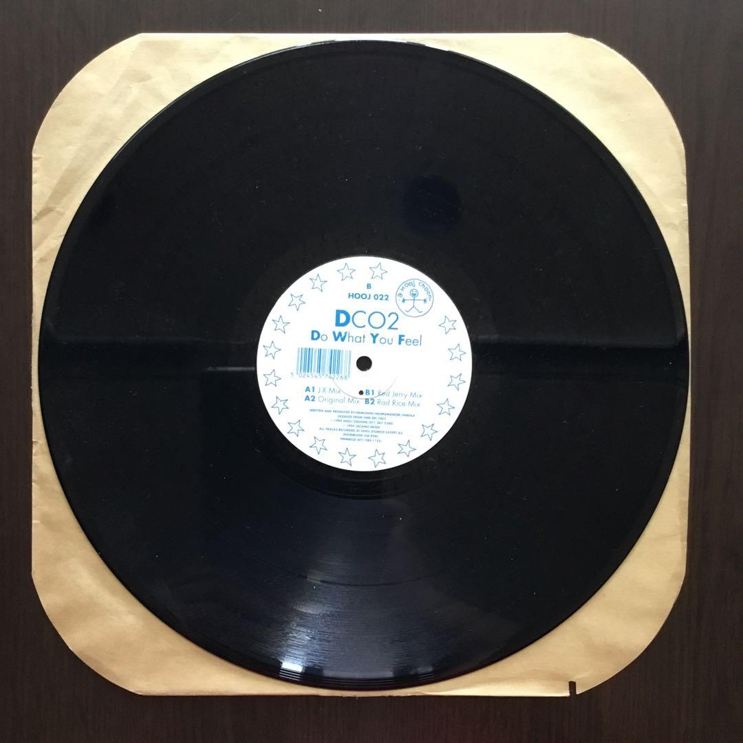DCO2 - Do What You Feel 12" Vinyl Hooj Choons 1994 Electronic Dance Music EDM