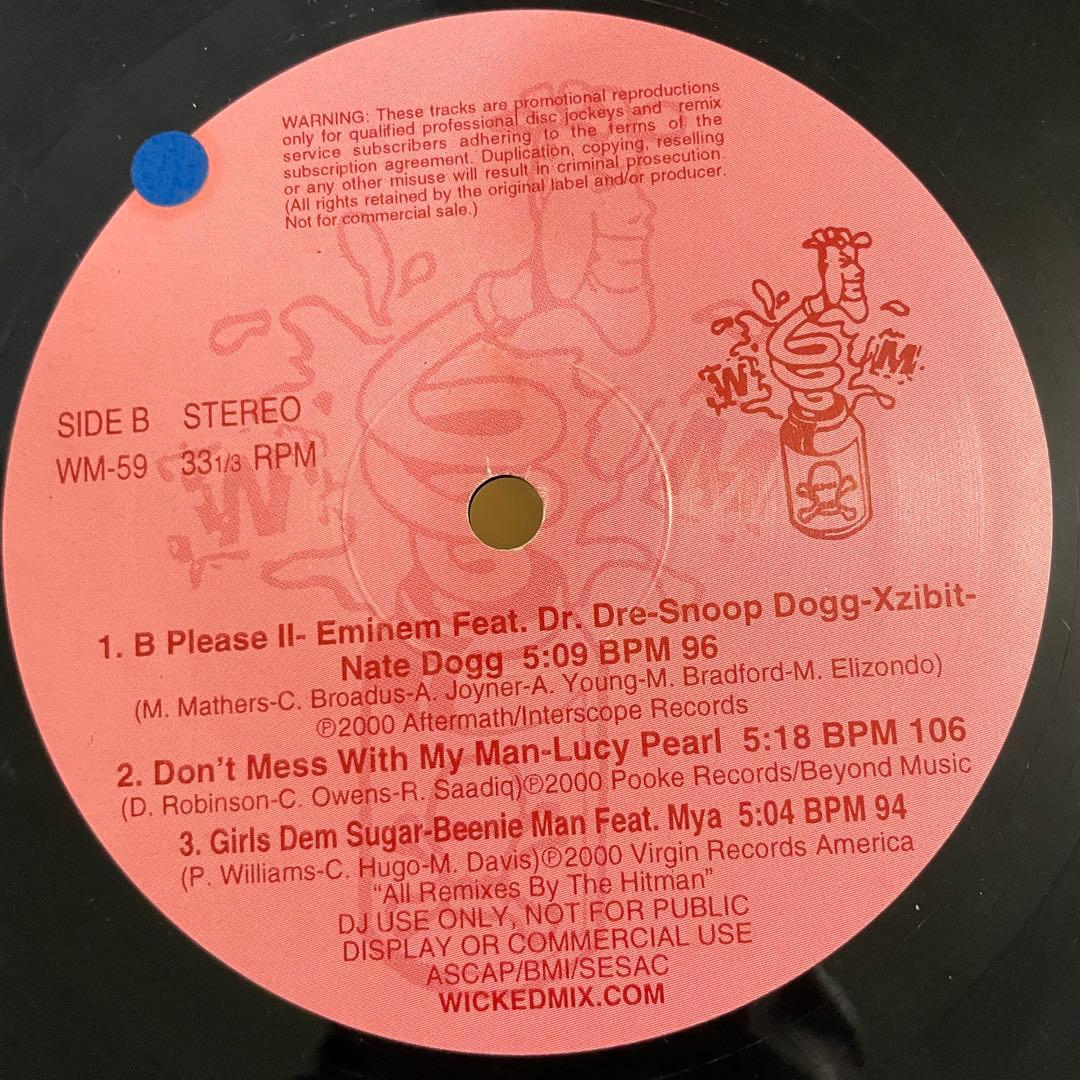 Various Artists Wickedmix WM-59 12" Vinyl Record DJ Remix Collection Hip Hop R&B