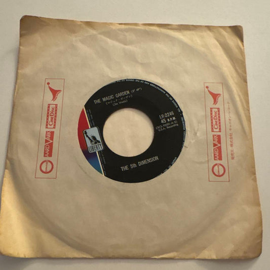 The 5th Dimension - The Magic Garden 7" Single Japan Color Vinyl Liberty