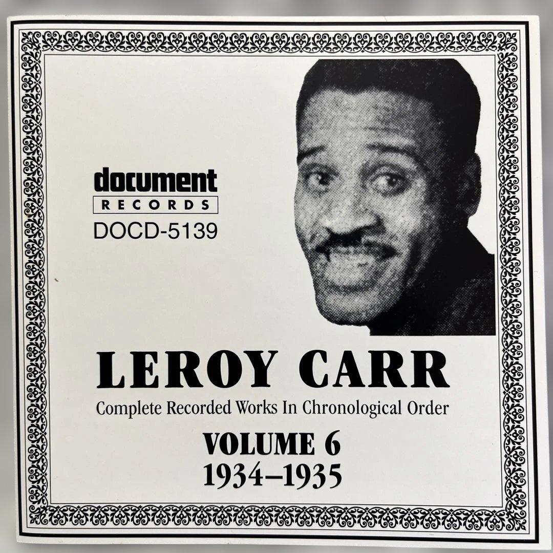 Leroy Carr Complete Recorded Works Vol. 6 (1934-1935) CD Document Records Import