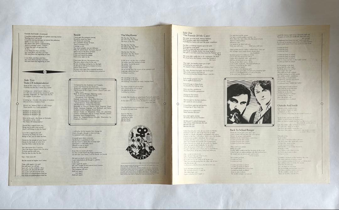 Jon & Vangelis - The Friends Of Mr. Cairo LP 1981 Japan Polydor 28MM-0050
