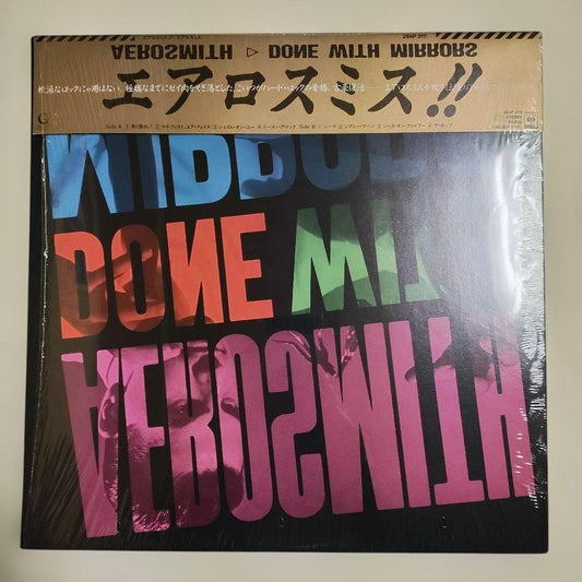 Aerosmith - Done With Mirrors LP 1985 Japan Press 28AP-3111 Includes Obi Insert
