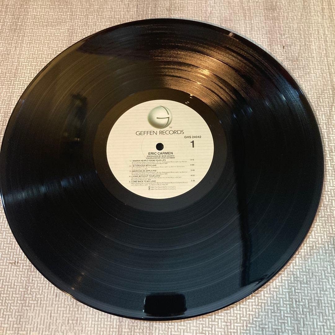 Eric Carmen Vinyl LP 1984 Geffen Records GHS 24042 US Pressing Pop Rock