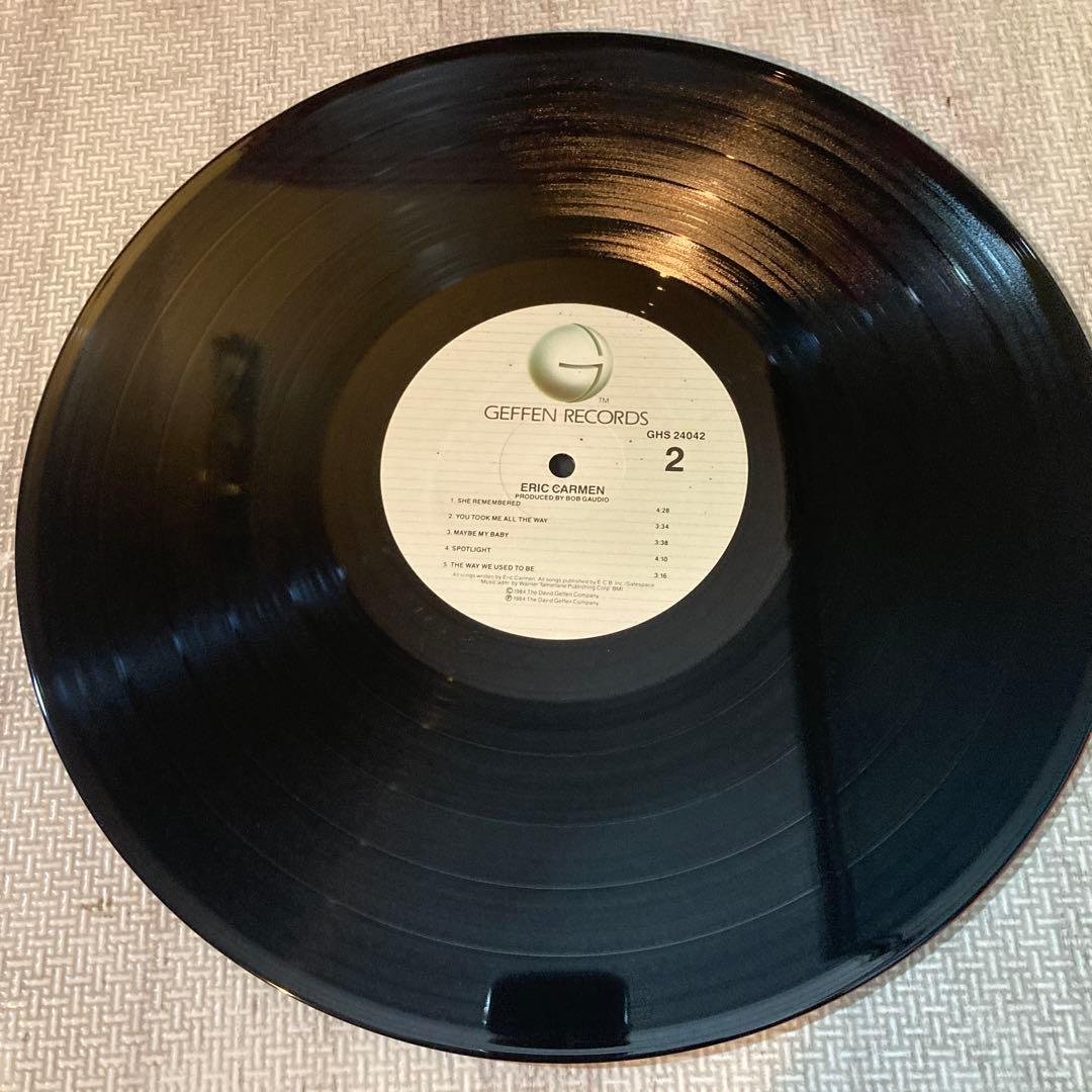 Eric Carmen Vinyl LP 1984 Geffen Records GHS 24042 US Pressing Pop Rock